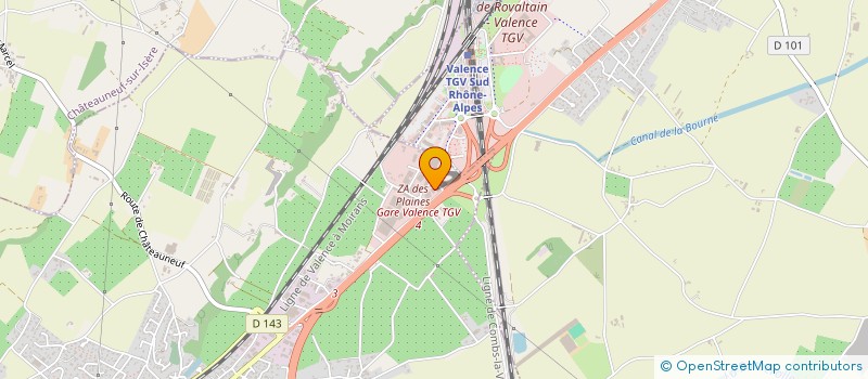 localisation de l'entreprise IMMO 36  SAINT-MARCEL-LES-VALENCE