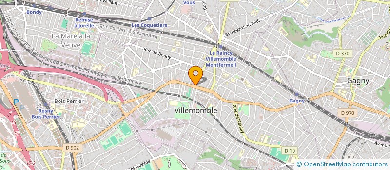 localisation de l'entreprise IMMO 3L à VILLEMOMBLE