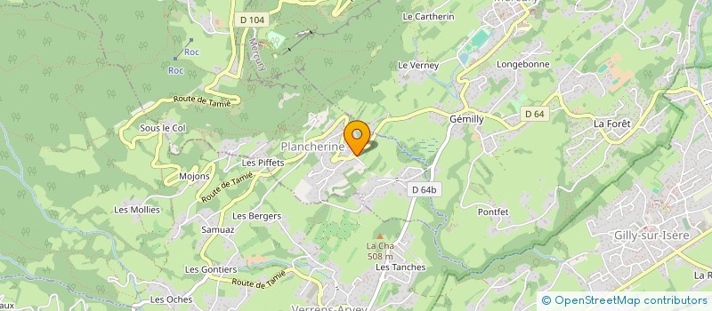 localisation de l'entreprise IMMO 3R  PLANCHERINE