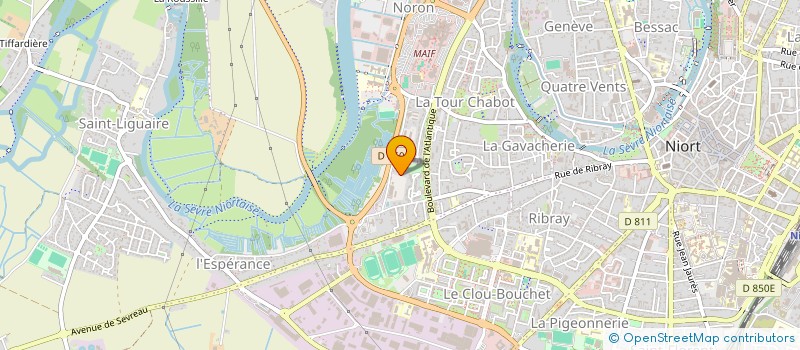 localisation de l'entreprise IMMO 3S à NIORT