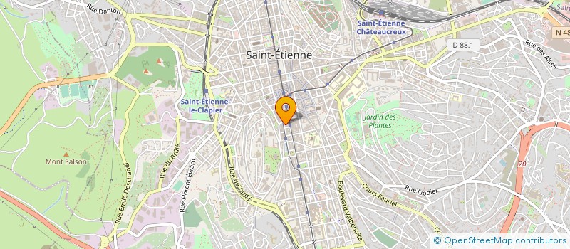 localisation de l'entreprise IMMO 4.2  SAINT-ETIENNE