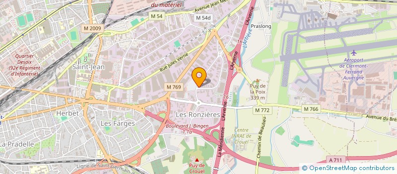 localisation de l'entreprise IMMO-4  CLERMONT-FERRAND