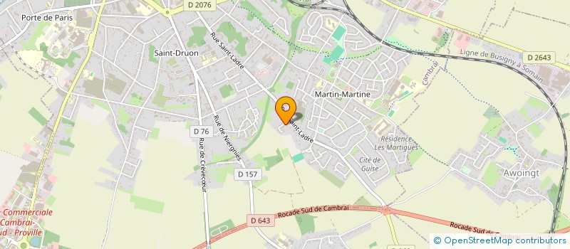 localisation de l'entreprise IMMO 4 INVEST à CAMBRAI