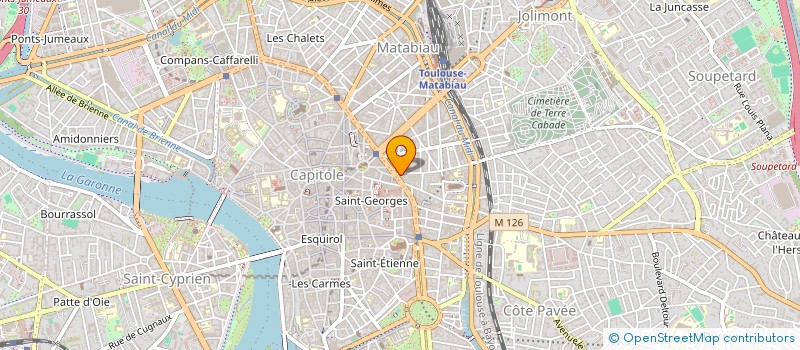 localisation de l'entreprise IMMO 42 BOULEVARD CARNOT  TOULOUSE