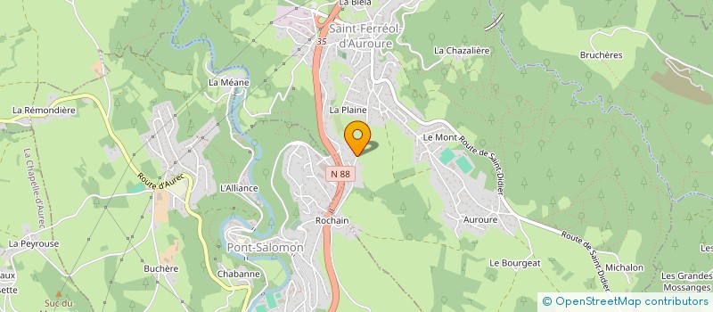 localisation de l'entreprise IMMO 43  MONISTROL-SUR-LOIRE