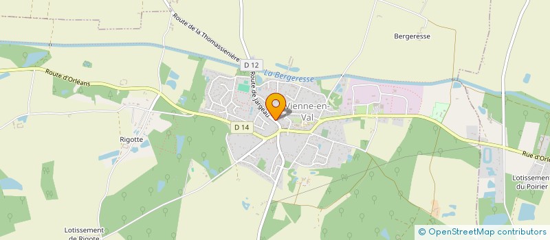localisation de l'entreprise IMMO 45 LA FERTE SAINT AUBIN à VIENNE-EN-VAL