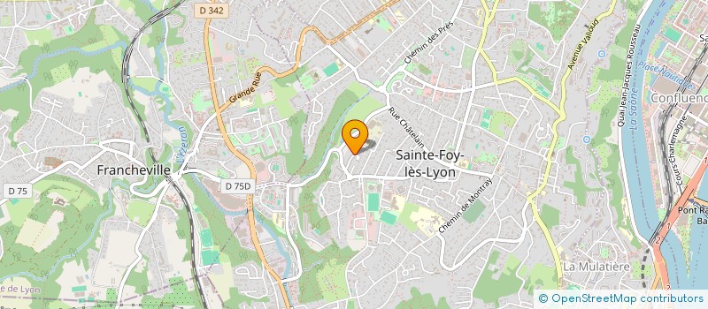 localisation de l'entreprise IMMO 4B  SAINTE-FOY-LES-LYON