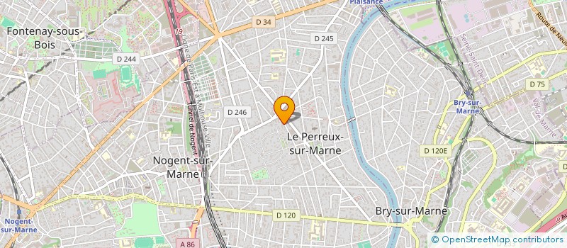 localisation de l'entreprise IMMO 4H à LE PERREUX-SUR-MARNE