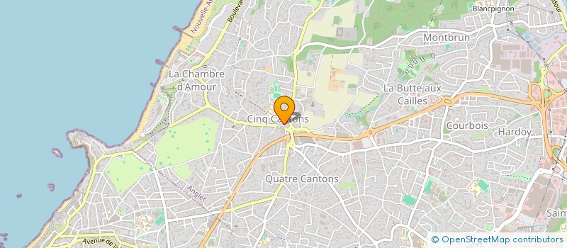 localisation de l'entreprise IMMO 5 CANTONS à ANGLET