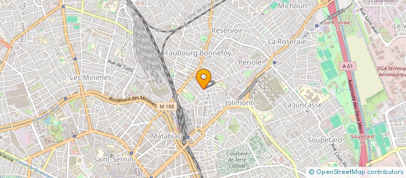 localisation de l'entreprise IMMO 55 à TOULOUSE