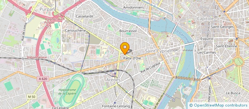 localisation de l'entreprise IMMO 555 à TOULOUSE