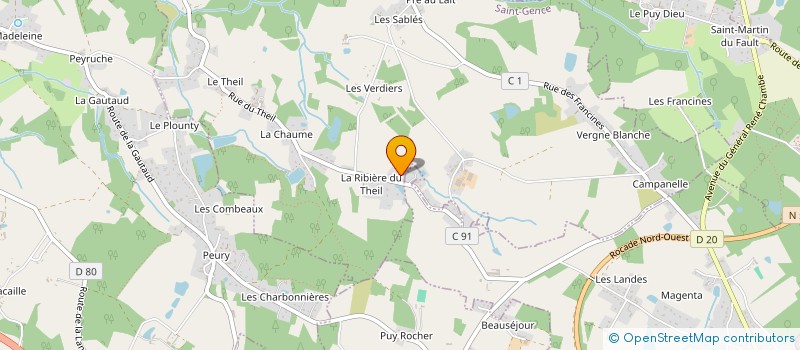 localisation de l'entreprise IMMO 5DJ  SAINT-GENCE