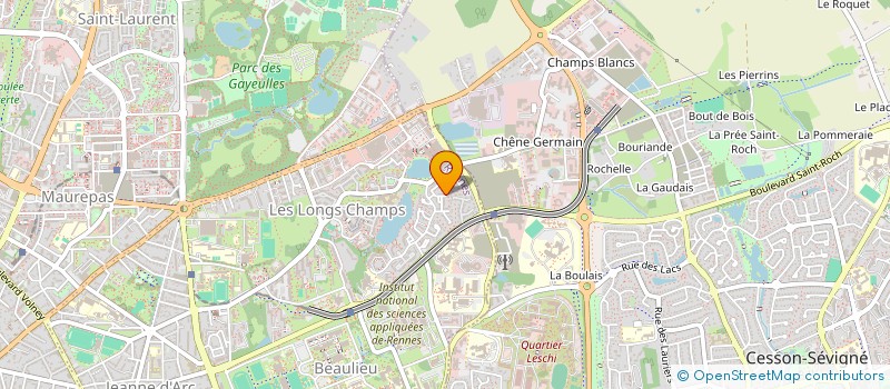 localisation de l'entreprise IMMO 5G  RENNES