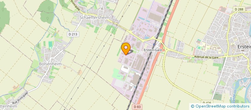 localisation de l'entreprise IMMO 5N  ERSTEIN