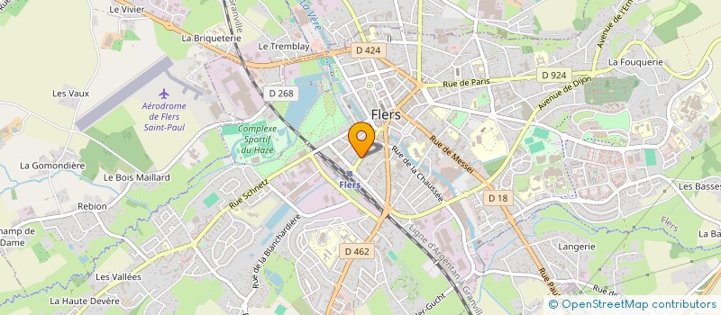 localisation de l'entreprise IMMO 61 à FLERS