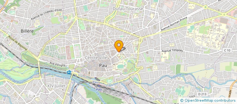 localisation de l'entreprise IMMO 64 DEVELOPPEMENT à PAU