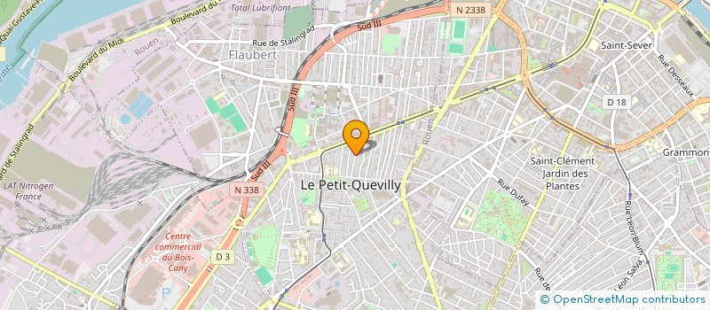 localisation de l'entreprise IMMO 76  LE PETIT-QUEVILLY