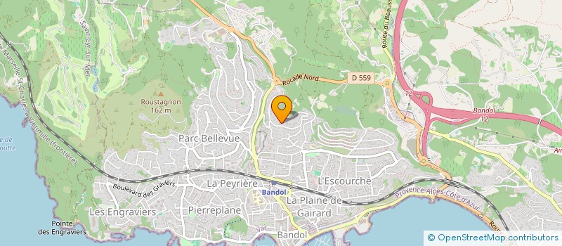 localisation de l'entreprise IMMO 777  BANDOL