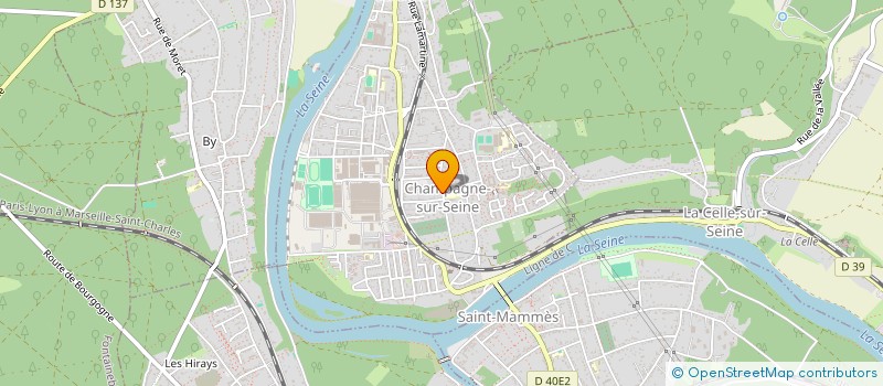 localisation de l'entreprise IMMO 777  CHAMPAGNE-SUR-SEINE