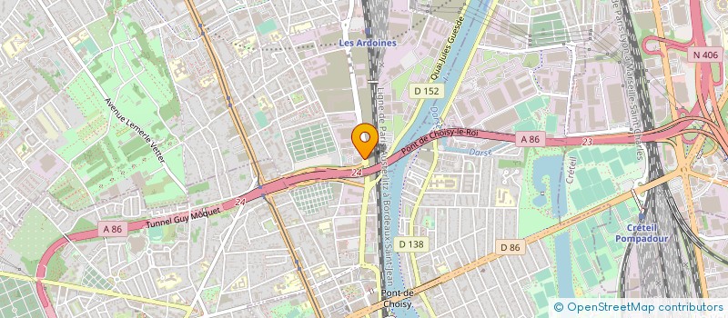 localisation de l'entreprise IMMO 8  VITRY-SUR-SEINE