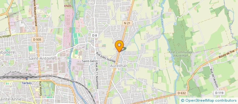 localisation de l'entreprise IMMO  AUREILHAN