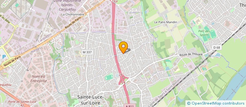 localisation de l'entreprise IMMO 85  SAINTE-LUCE-SUR-LOIRE