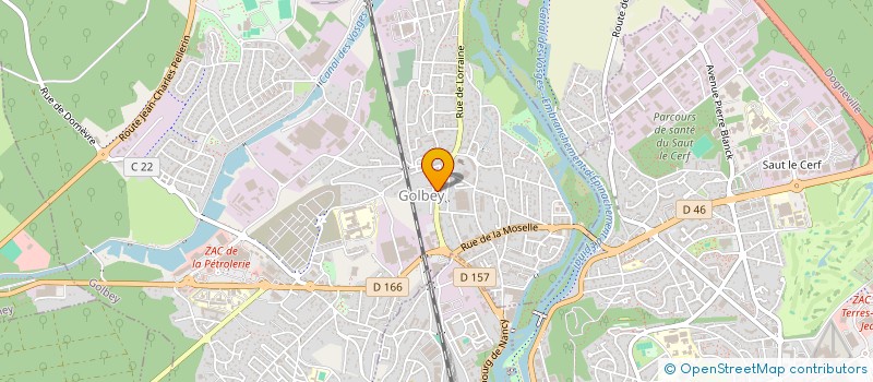 localisation de l'entreprise IMMO 88  GOLBEY