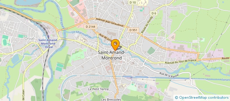 localisation de l'entreprise IMMO 90  SAINT-AMAND-MONTROND