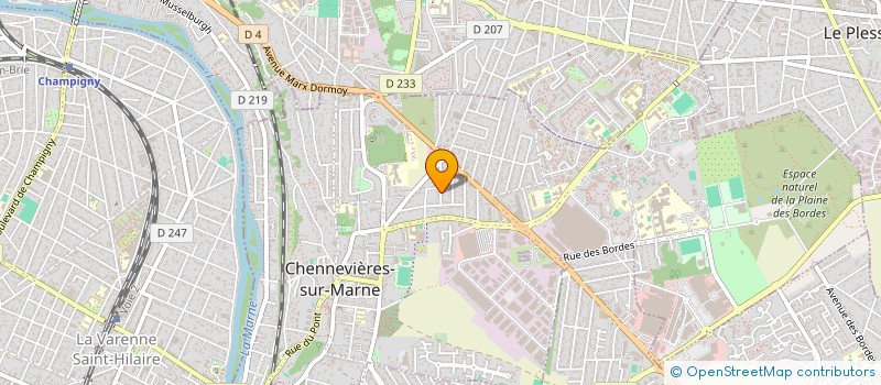 localisation de l'entreprise IMMO 94  CHENNEVIERES-SUR-MARNE