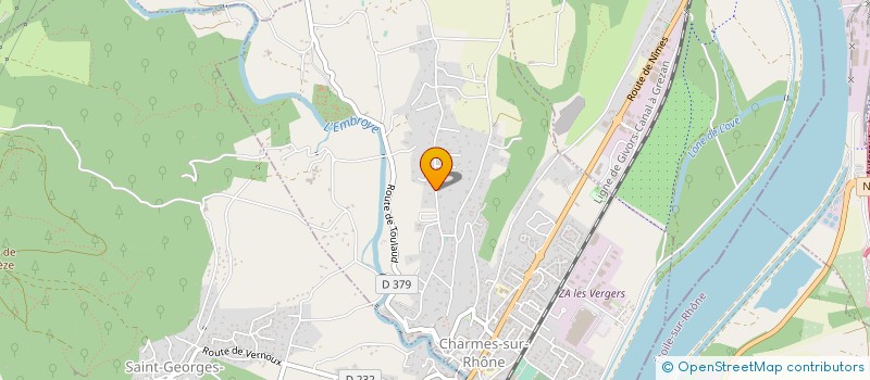 localisation de l'entreprise IMMO A  CHARMES-SUR-RHONE