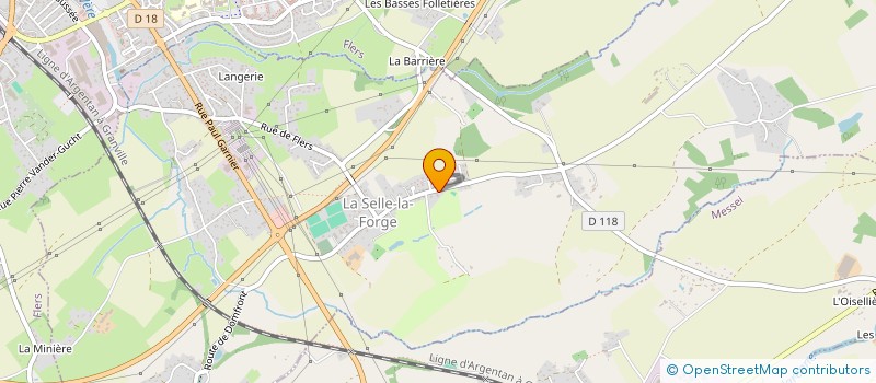 localisation de l'entreprise IMMO A-A à LA SELLE-LA-FORGE