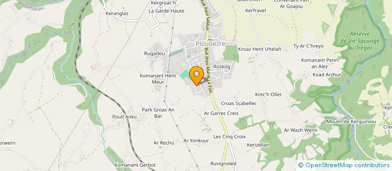 localisation de l'entreprise IMMO A4  PLOUBEZRE