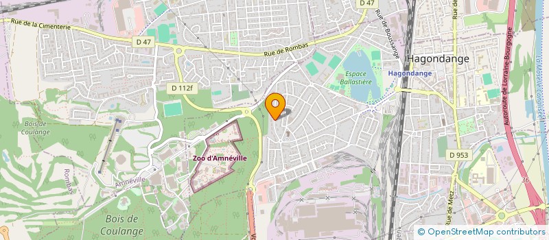 localisation de l'entreprise IMMO AB à HAGONDANGE