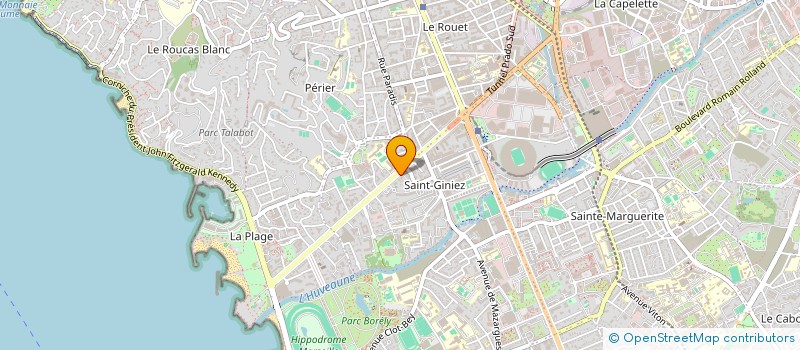localisation de l'entreprise IMMO ACTION à MARSEILLE