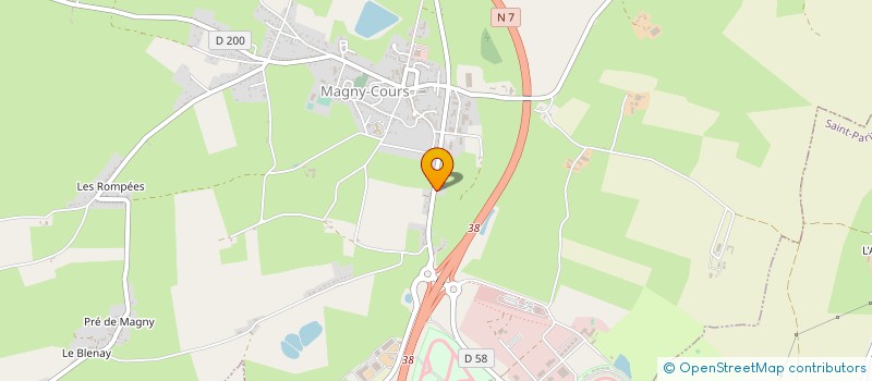 localisation de l'entreprise IMMO ACTJ à MAGNY-COURS