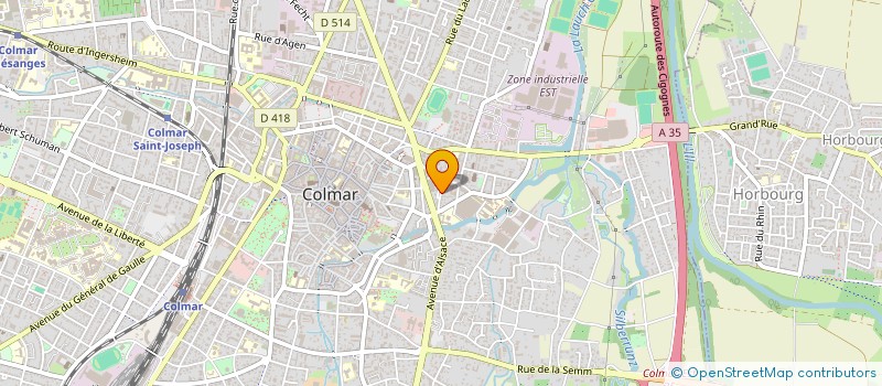 localisation de l'entreprise IMMO ADAO  COLMAR