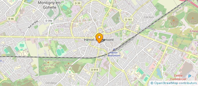 localisation de l'entreprise IMMO AFR à HENIN-BEAUMONT