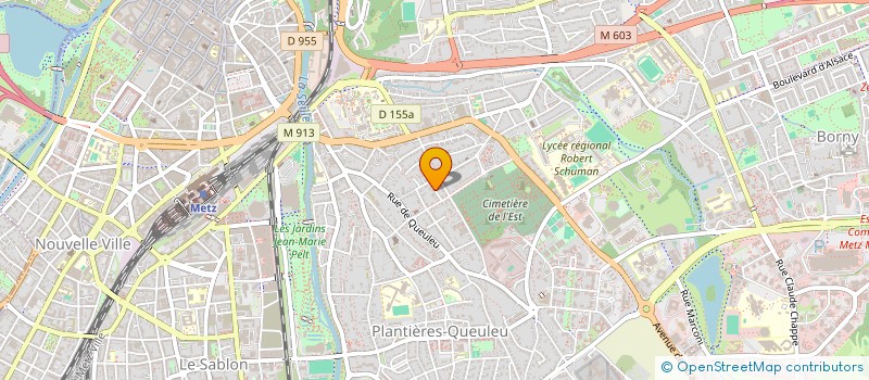 localisation de l'entreprise IMMO AFVM  METZ