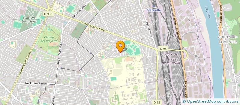 localisation de l'entreprise IMMO-AGFP  SOTTEVILLE-LES-ROUEN