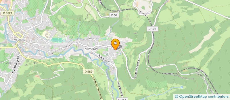 localisation de l'entreprise IMMO-AGK  MESNAY