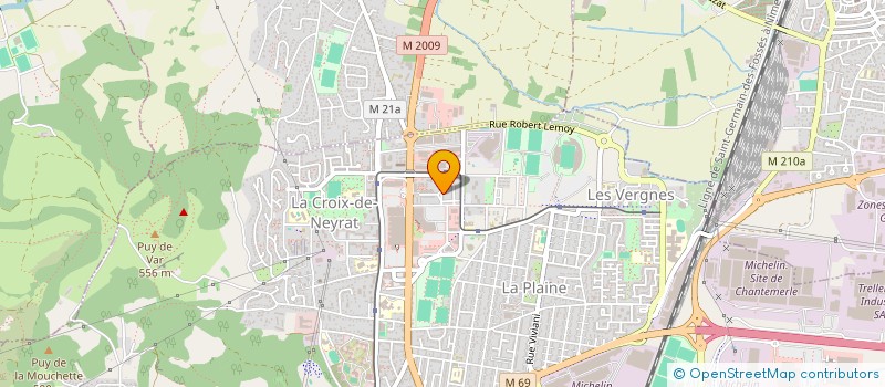 localisation de l'entreprise IMMO ALLAGNON  CLERMONT FERRAND