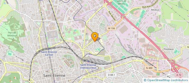 localisation de l'entreprise IMMO.ALLIROL.PONCET  SAINT-ETIENNE