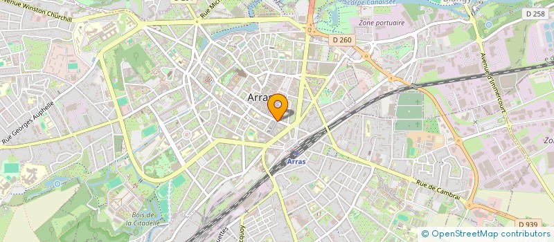 localisation de l'entreprise IMMO-AMPERE à ARRAS