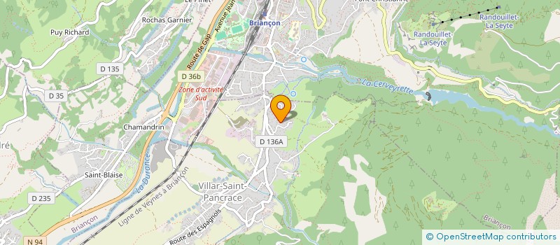 localisation de l'entreprise IMMO ANDREY  VILLAR-SAINT-PANCRACE