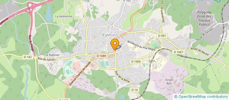 localisation de l'entreprise IMMO ANNE à EGLETONS