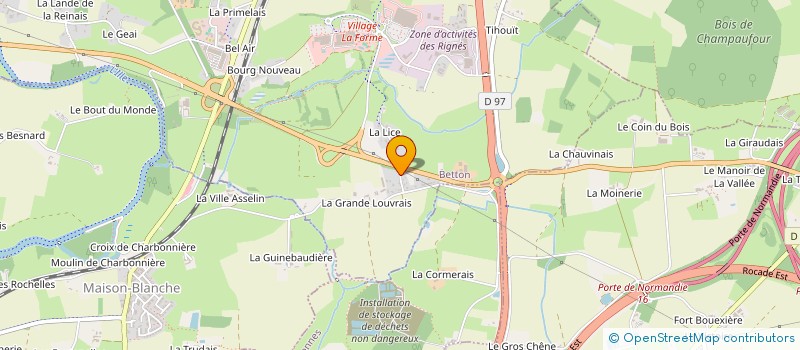 localisation de l'entreprise IMMO AQP  BETTON