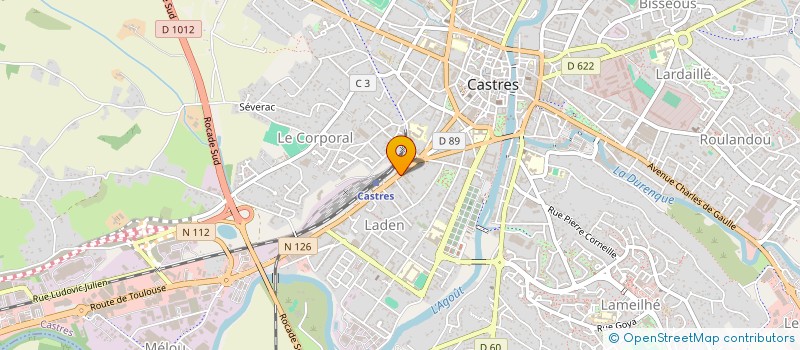 localisation de l'entreprise IMMO ARNAUD  CASTRES