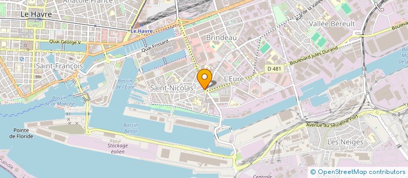 localisation de l'entreprise IMMO ASIREM à LE HAVRE