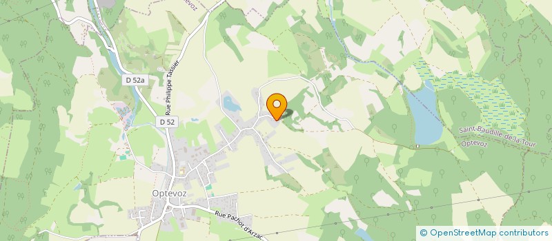 localisation de l'entreprise IMMO & ASSOCIES  OPTEVOZ