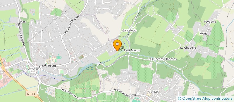 localisation de l'entreprise IMMO ATLANTICA  LATRESNE